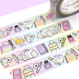 Rainbow Stationery Squish Washi Tape (Holo Foil)