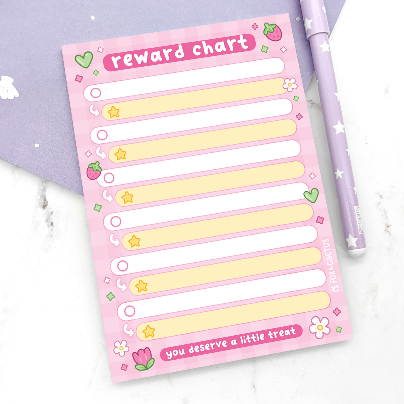 Reward Chart A6 (4x6) Notepad
