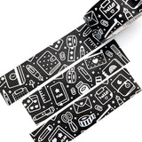 Stationery Lover (Black) Washi Tape (Holo Foil)