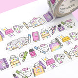 Stationery Squish Washi Tape (Holo Foil)