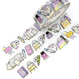 Stationery Squish Washi Tape (Holo Foil)