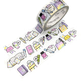 Stationery Squish Washi Tape (Holo Foil)