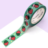 Strawberry Squish (Mint) Washi Tape (Holo Foil)
