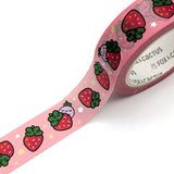 Strawberry Squish (Pink) Washi Tape (Holo Foil)
