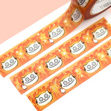 This is Fine Cat Washi Tape (Rose Gold Foil)
