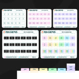 Tiny Monthly Tabs (Matte) Stickers