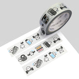 Neutral Fitness Squish Washi Tape (Holo Foil)