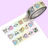 Rainbow Fitness Squish Washi Tape (Holo Foil)