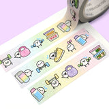Full Fitness Squish Washi Tape Set (Holo Foil)