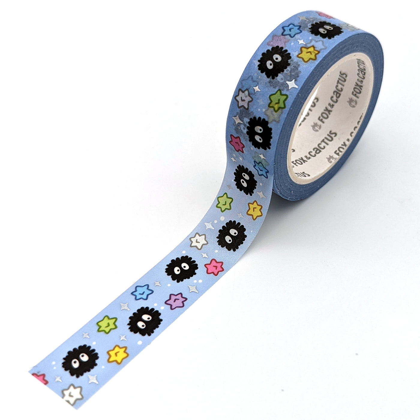 Soot Candy (Blue) Washi Tape (Holo Foil) by Fox and Cactus