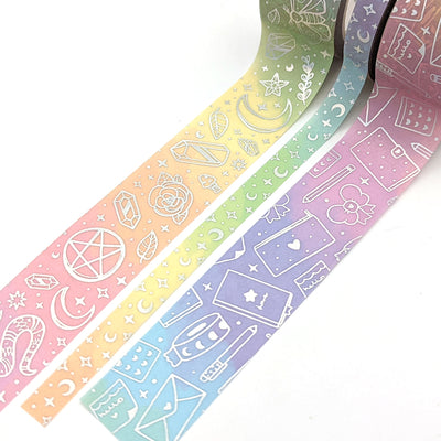 Stationery Lover (Rainbow) Washi Tape (Holo Foil)