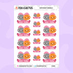 Date Night Animal Stickers by Fox and Cactus