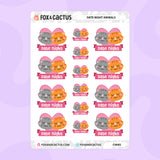 Date Night Animal Stickers by Fox and Cactus