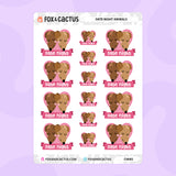 Date Night Animal Stickers by Fox and Cactus