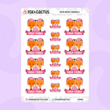 Date Night Animal Stickers by Fox and Cactus