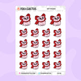 Gift Piggy Stickers by Fox and Cactus