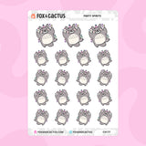 Party Spirit Stickers by Fox and Cactus