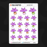 Grocery Bat Stickers