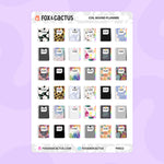Coil Bound Planner Stickers by Fox and Cactus