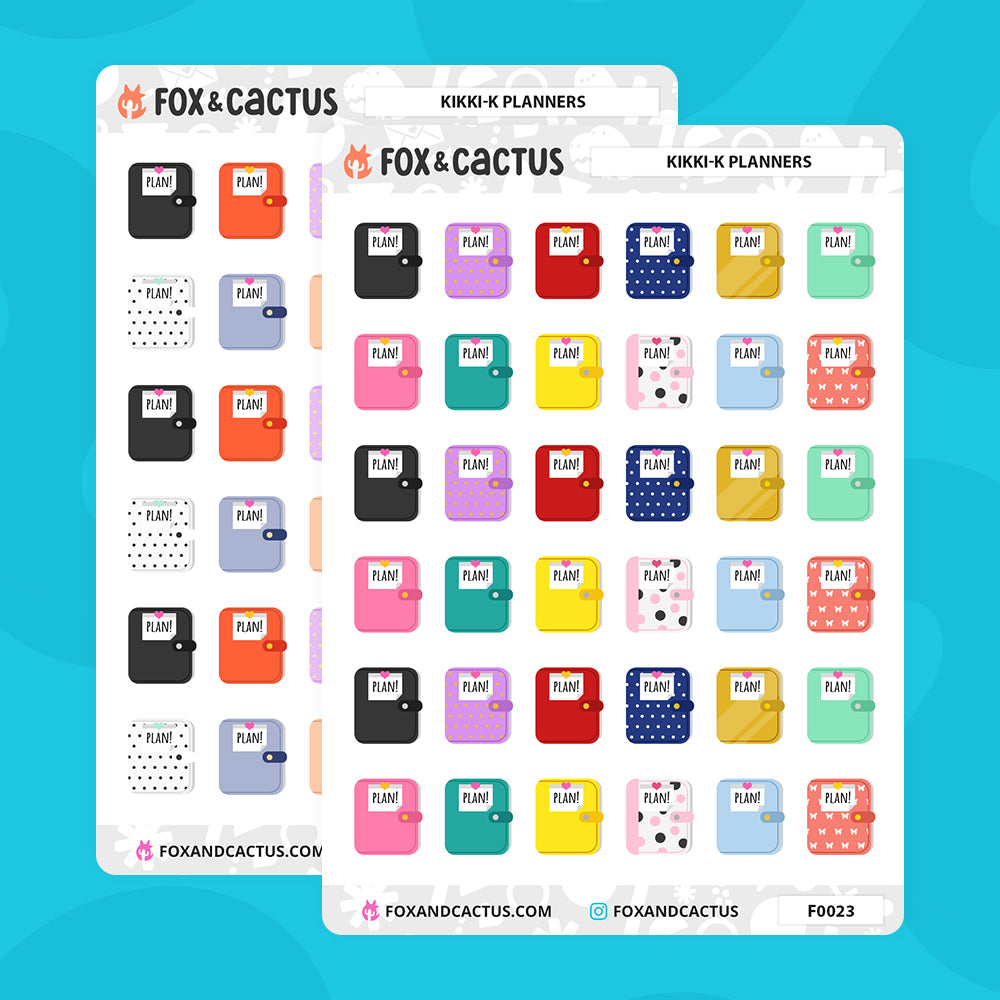 Kikki-K Planner Stickers by Fox and Cactus