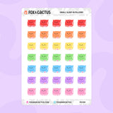 Sleep In Pillow Stickers by Fox and Cactus