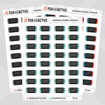 Gaming Console Stickers by Fox and Cactus