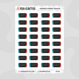 Gaming Console Stickers by Fox and Cactus