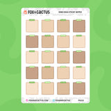 Dinosaur Digs Sticky Note Stickers by Fox and Cactus