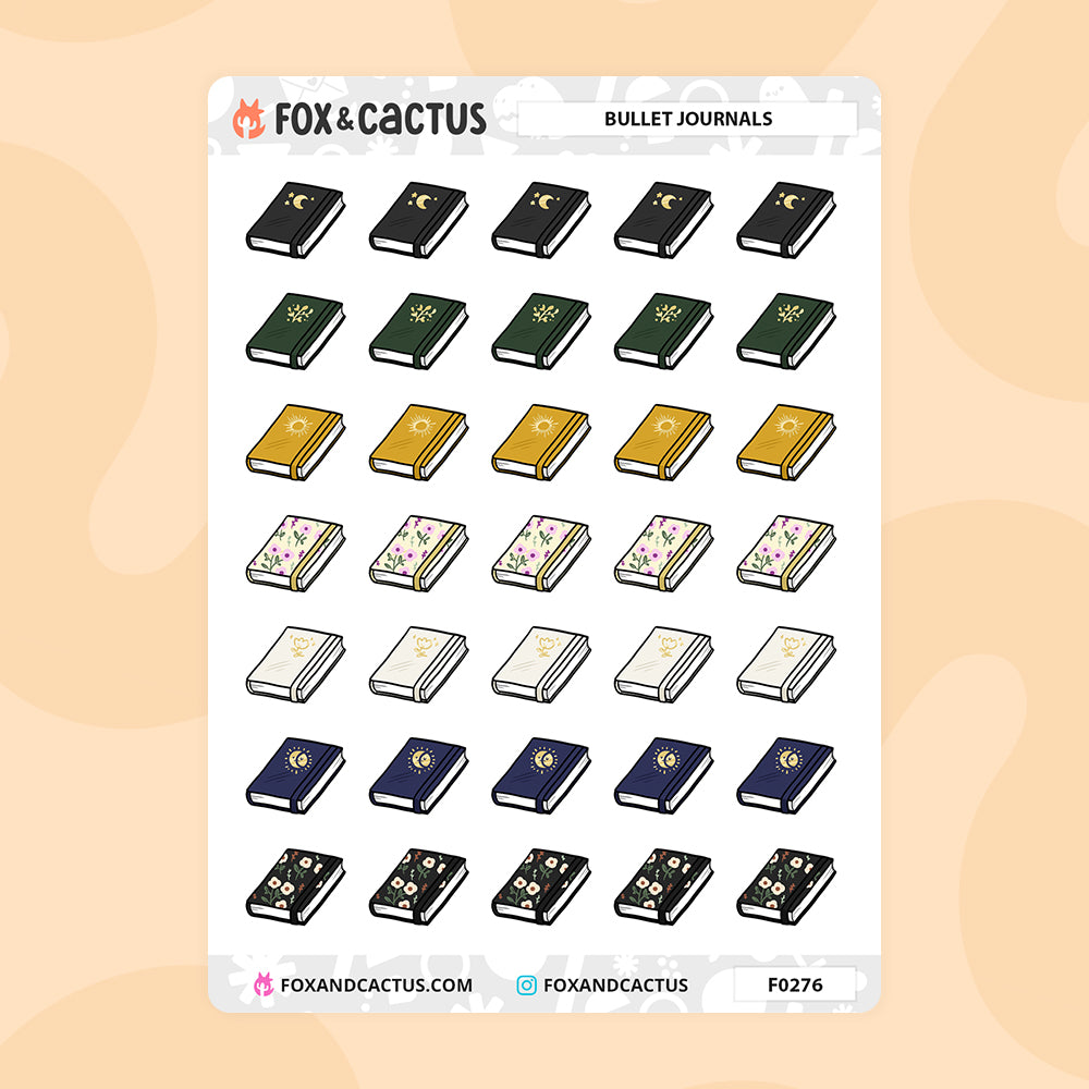 Bullet Journal Stickers by Fox and Cactus