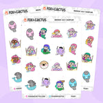 #MERMAY 2021 Collection Sampler Sticker Sheet by Fox and Cactus