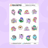 #MERMAY 2021 Collection Sampler Sticker Sheet by Fox and Cactus