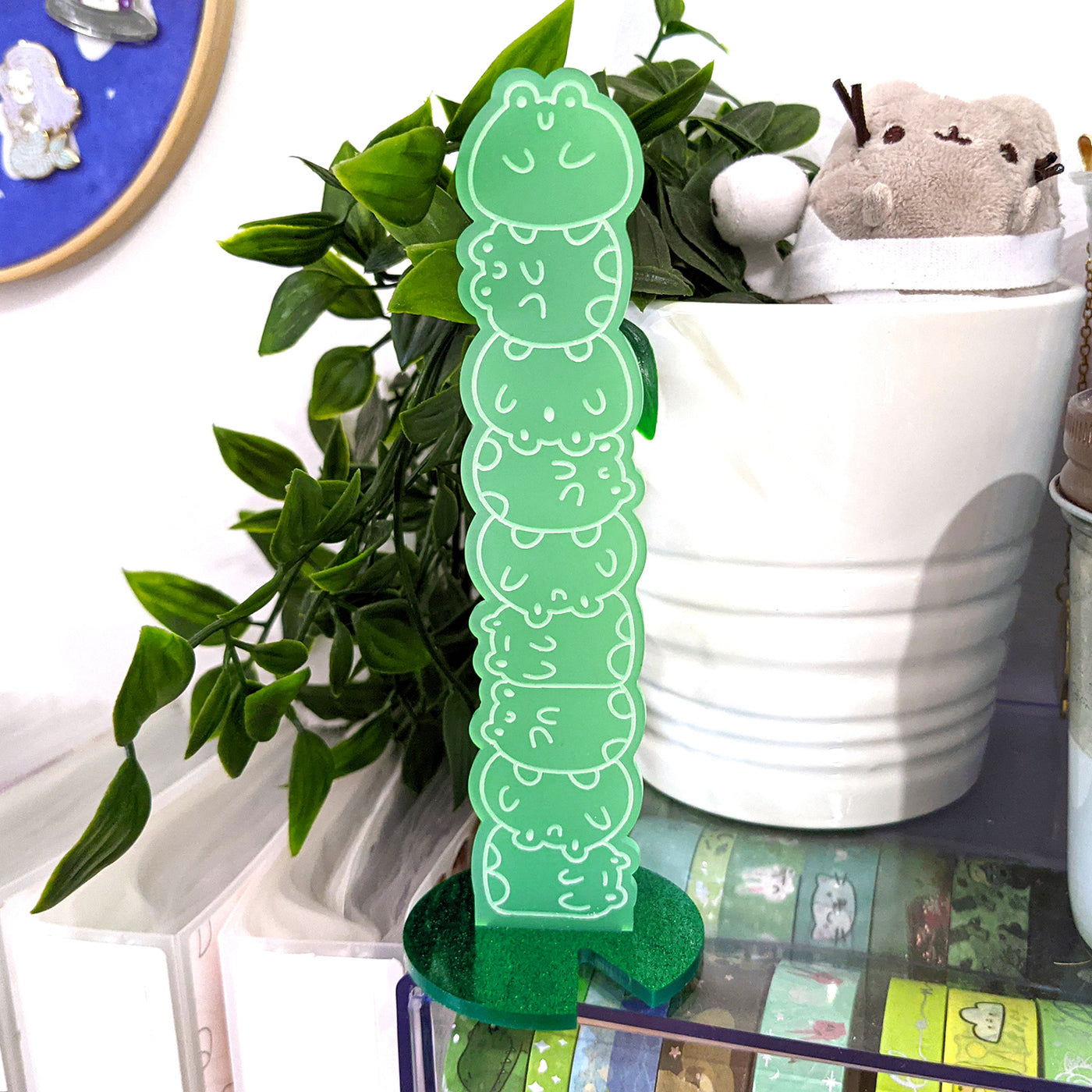 Froggy Stack Acrylic Washi Stand by Fox and Cactus