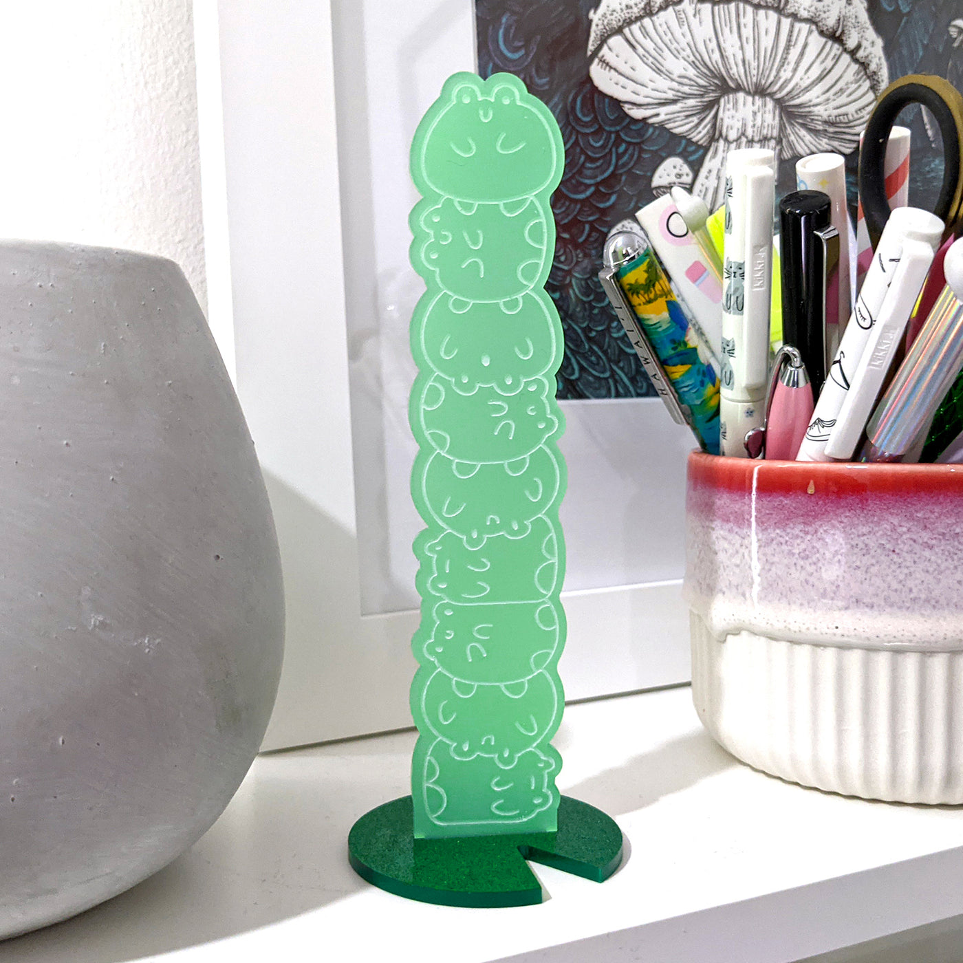 Froggy Stack Acrylic Washi Stand by Fox and Cactus