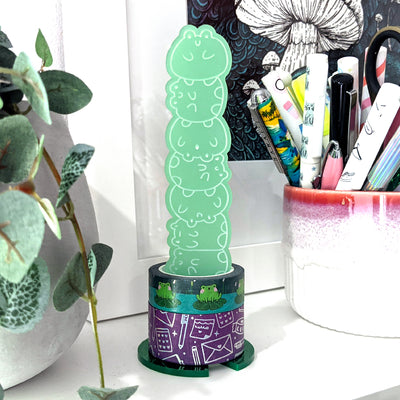 Froggy Stack Acrylic Washi Stand by Fox and Cactus