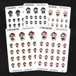 Handheld Gaming Kawaii Girl Stickers by Fox and Cactus