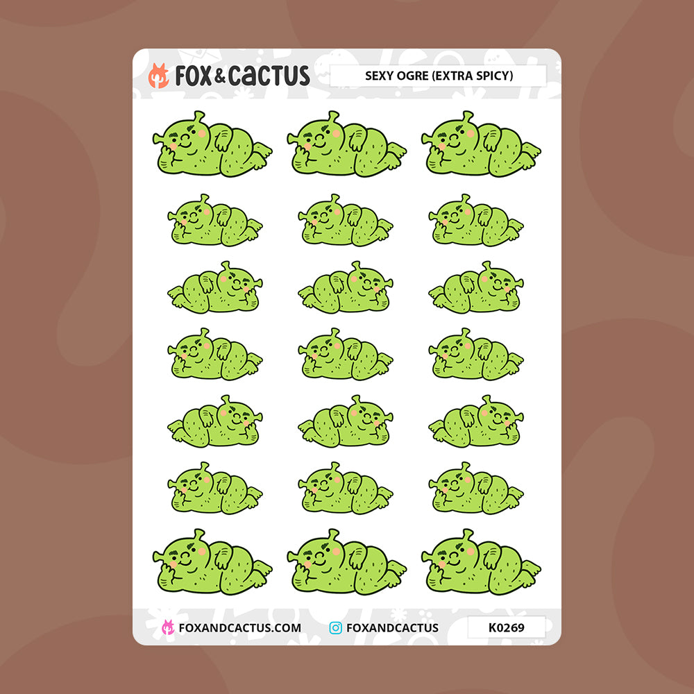 Sexy Ogre Stickers