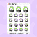 Beetle-Cat Stickers by Fox and Cactus