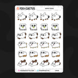 Ghost Dog Stickers by Fox and Cactus