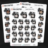 Grumpy Party Poppy Stickers