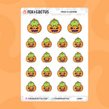 Frog-o Lantern Stickers