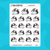 Christmas Bin Chicken Stickers