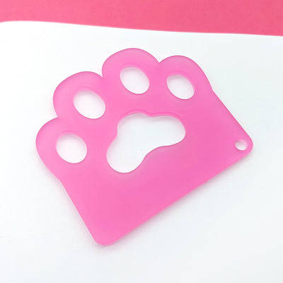 Acrylic Cat Paw Washi Cutter by Fox and Cactus