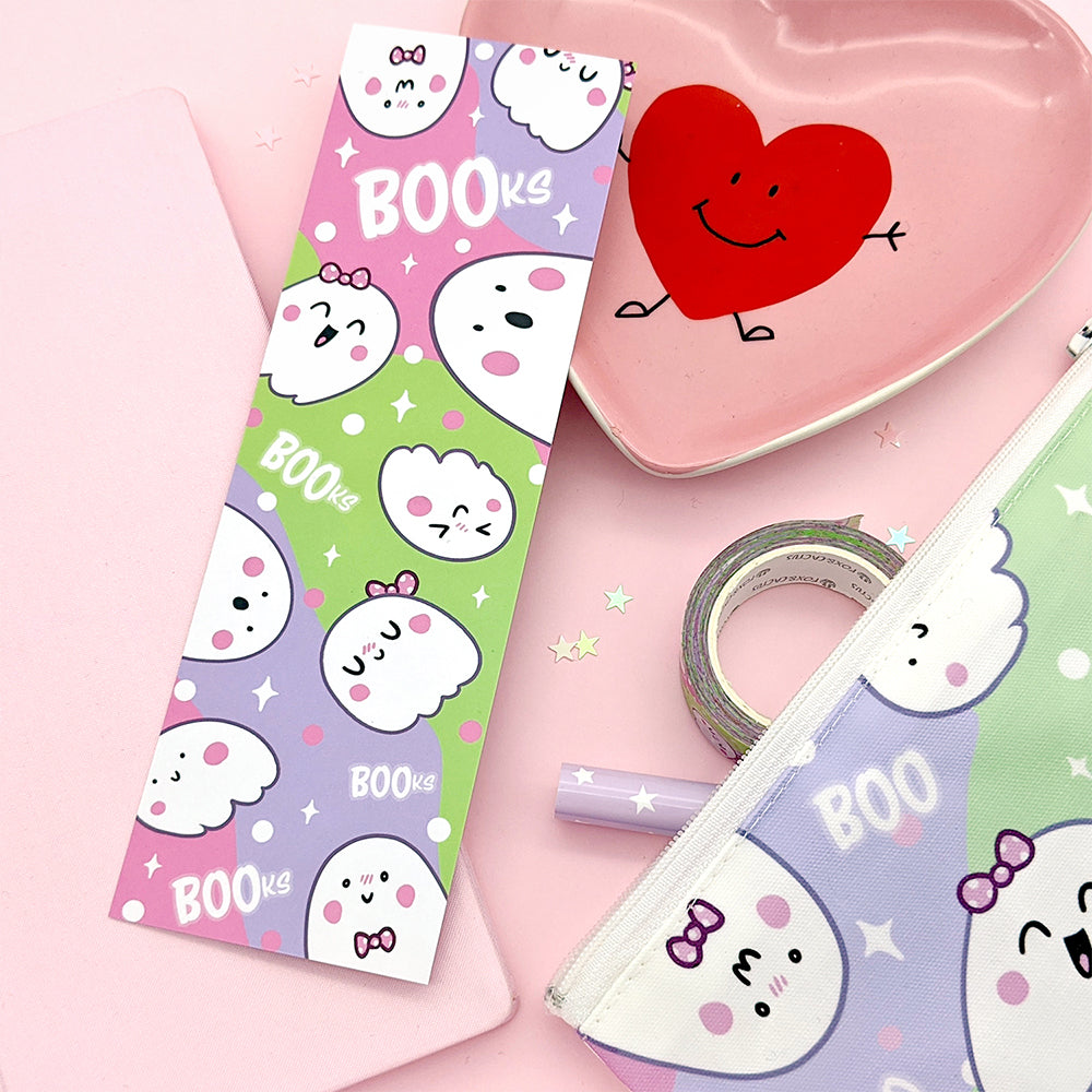 Boo (BOOkmark) Bookmark by Fox and Cactus