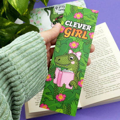 Clever Girl Bookmark by Fox and Cactus
