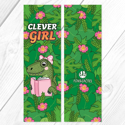 Clever Girl Bookmark by Fox and Cactus