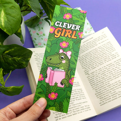 Clever Girl Bookmark by Fox and Cactus