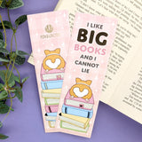 I Like Big Books Foiled Bookmark (Slight Imperfections) by Fox and Cactus
