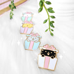 Cat Gifts Enamel Pins by Fox and Cactus