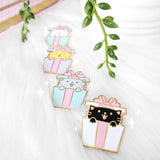 Cat Gifts Enamel Pins by Fox and Cactus