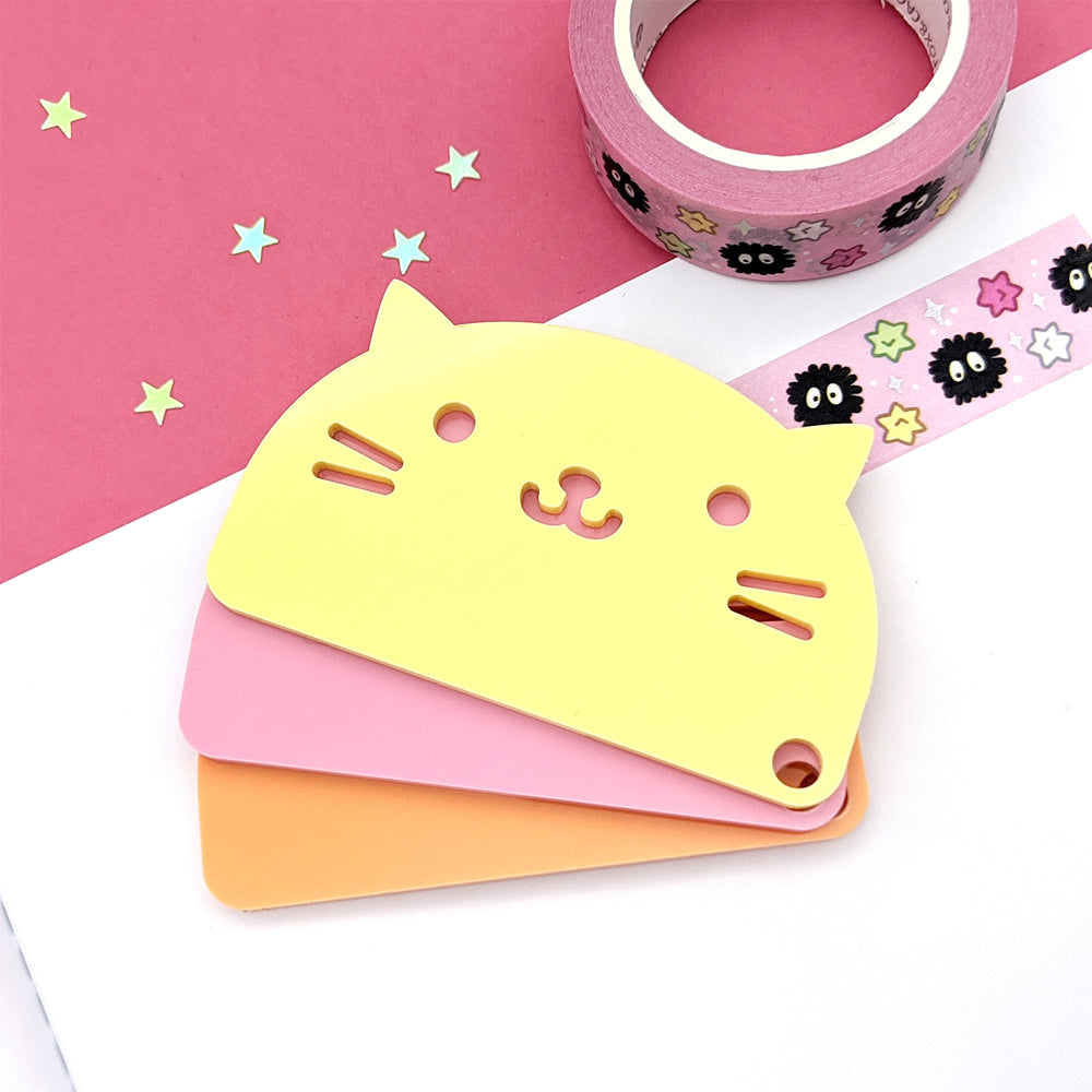 Acrylic Cat Washi Cutter by Fox and Cactus